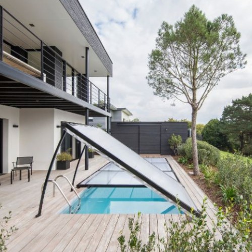 Abri de piscine plat amovible Abrisud