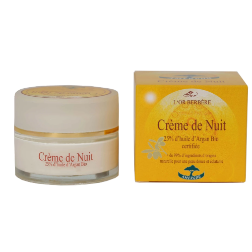Crème de Nuit à l'huile d'Argan bio