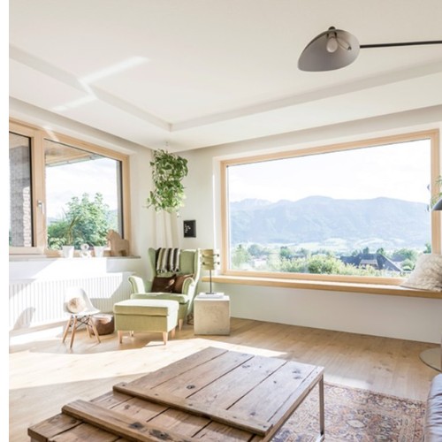 FENETRE HF410 MIXTE BOIS ALU TRIPLE VITRAGE