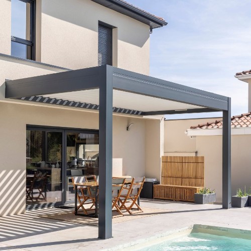 Pergolas bioclimatique en aluminium Abrisud