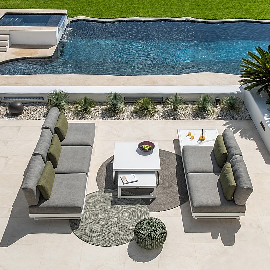 Salon modulable BACO et table basse BURFORD - JATI&KEBON