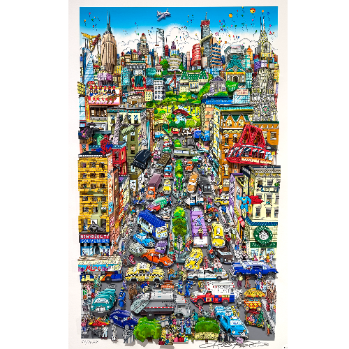 CHARLES FAZZINO - "In NYC ... It's the characters you meet"