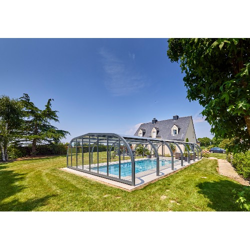 L'abri de piscine haut
