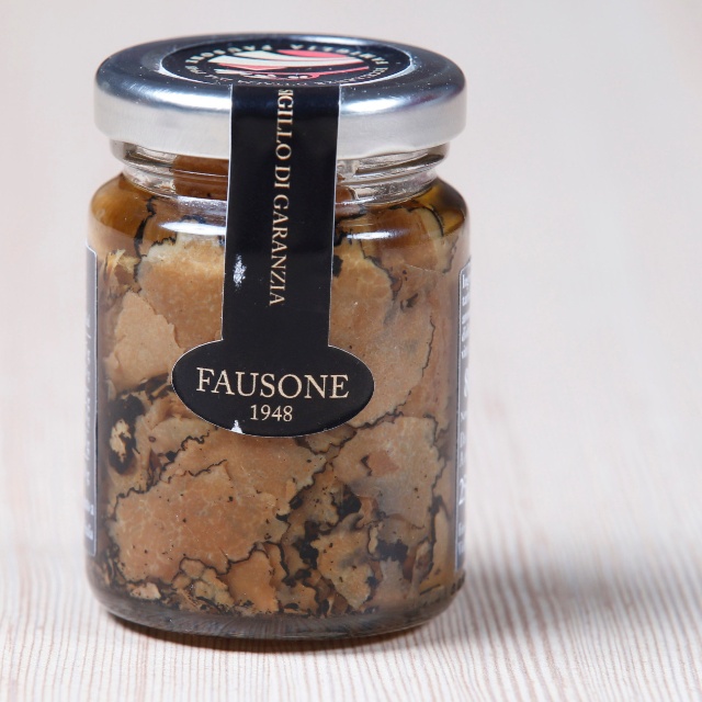 Lamelles de Truffes du Piémont (italie) dans huile d'olive