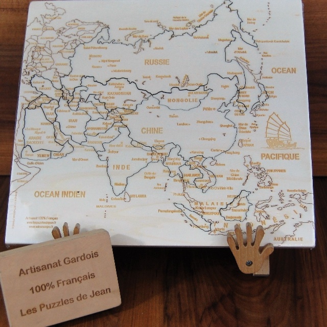 Puzzle Asie JS Artisanat Français