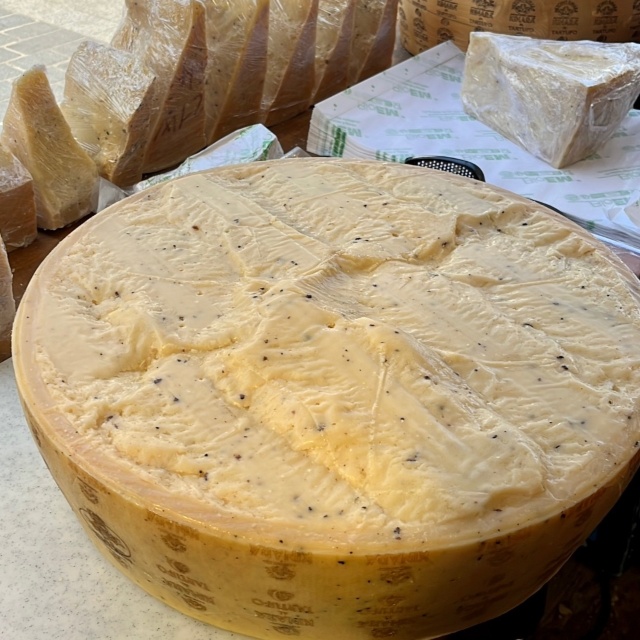 Fromage affiné à la Truffe. Piemont-italie