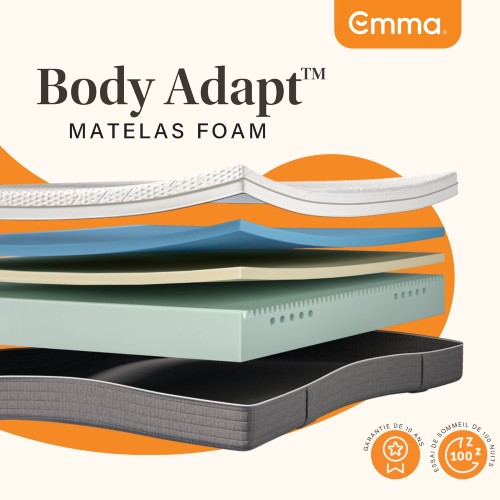 Matelas EMMA Deluxe Body Adapt Foam