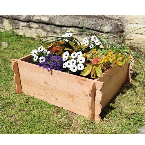 Carré potager en bois