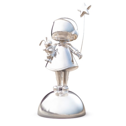 VÉRONIQUE GUERRIERI - Cosmonaute Girl debout avec doudou