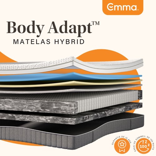 Matelas EMMA Deluxe Body Adapt Hybrid