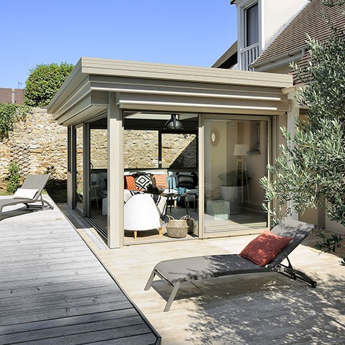 Extension toit plat | Gamme Horizon