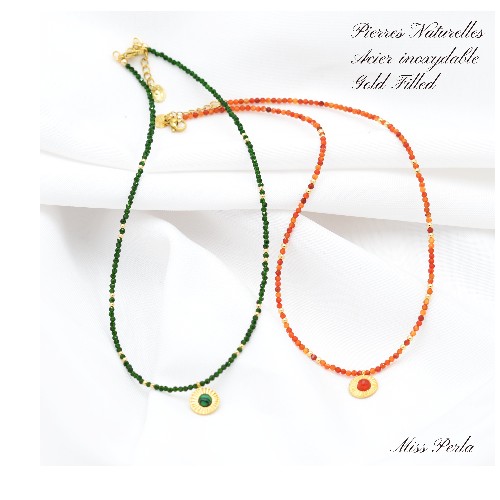 Collier Pierres Naturelles