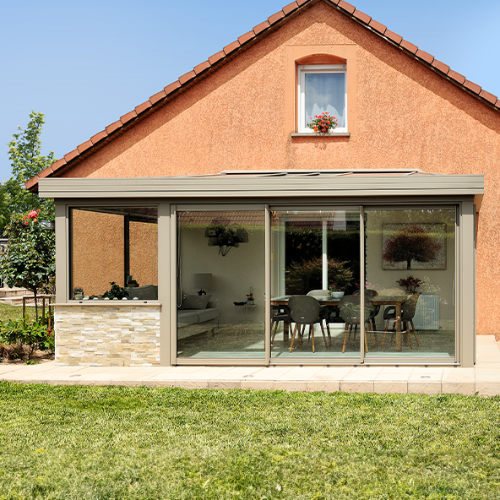Véranda aluminium & bois - Gamme Équilibre