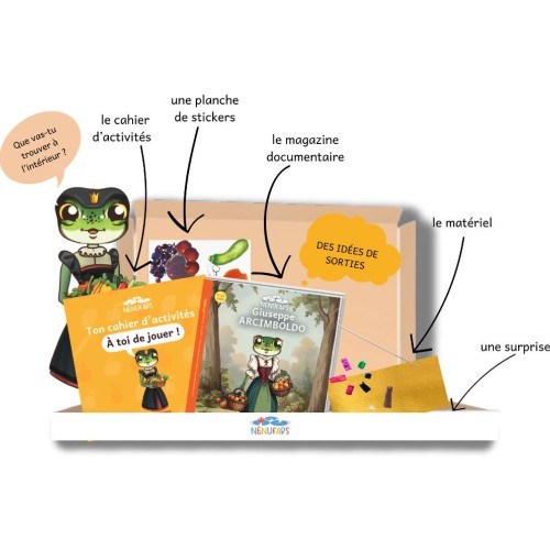 Box “Giuseppe Arcimboldo - Les fruits et les légumes d’été”