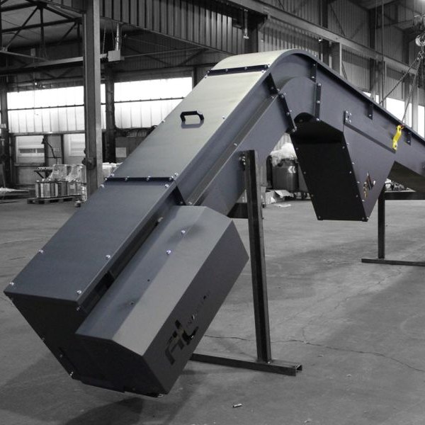 Convoyeur Biomasse tapis métallisé 80 m3/H