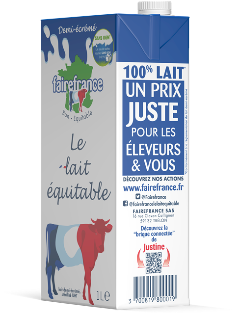 Brique 1L demi-écrémé
