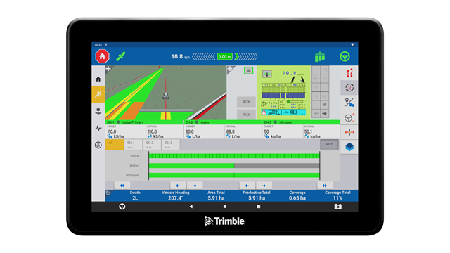 Console de guidage Trimble 