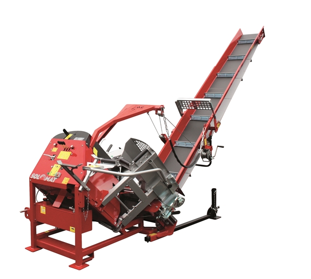 SOLOMAT AUTO  - Scie circulaire à chevalet automatique incliné avec tapis