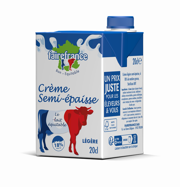 Crème légère semi-épaisse