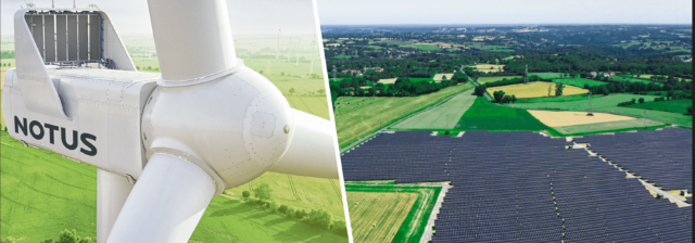 Eoliennes et panneaux photovoltaïques