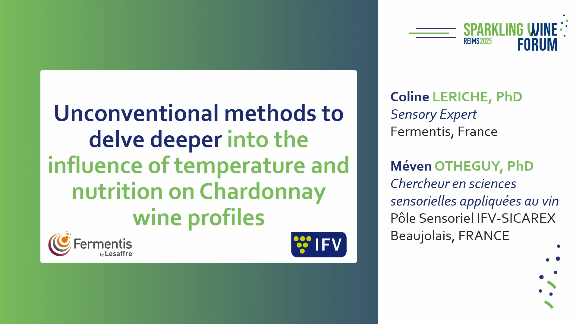 An original approach to exploring the combined influence of temperature and nutrition on the profiles of Chardonnay wines