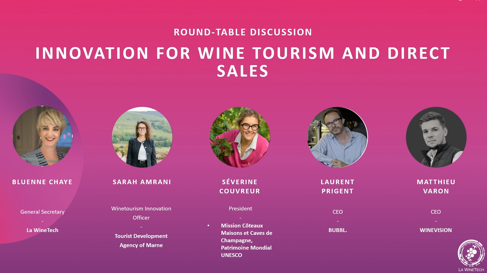 Round table: innovation for wine tourism and direct sales