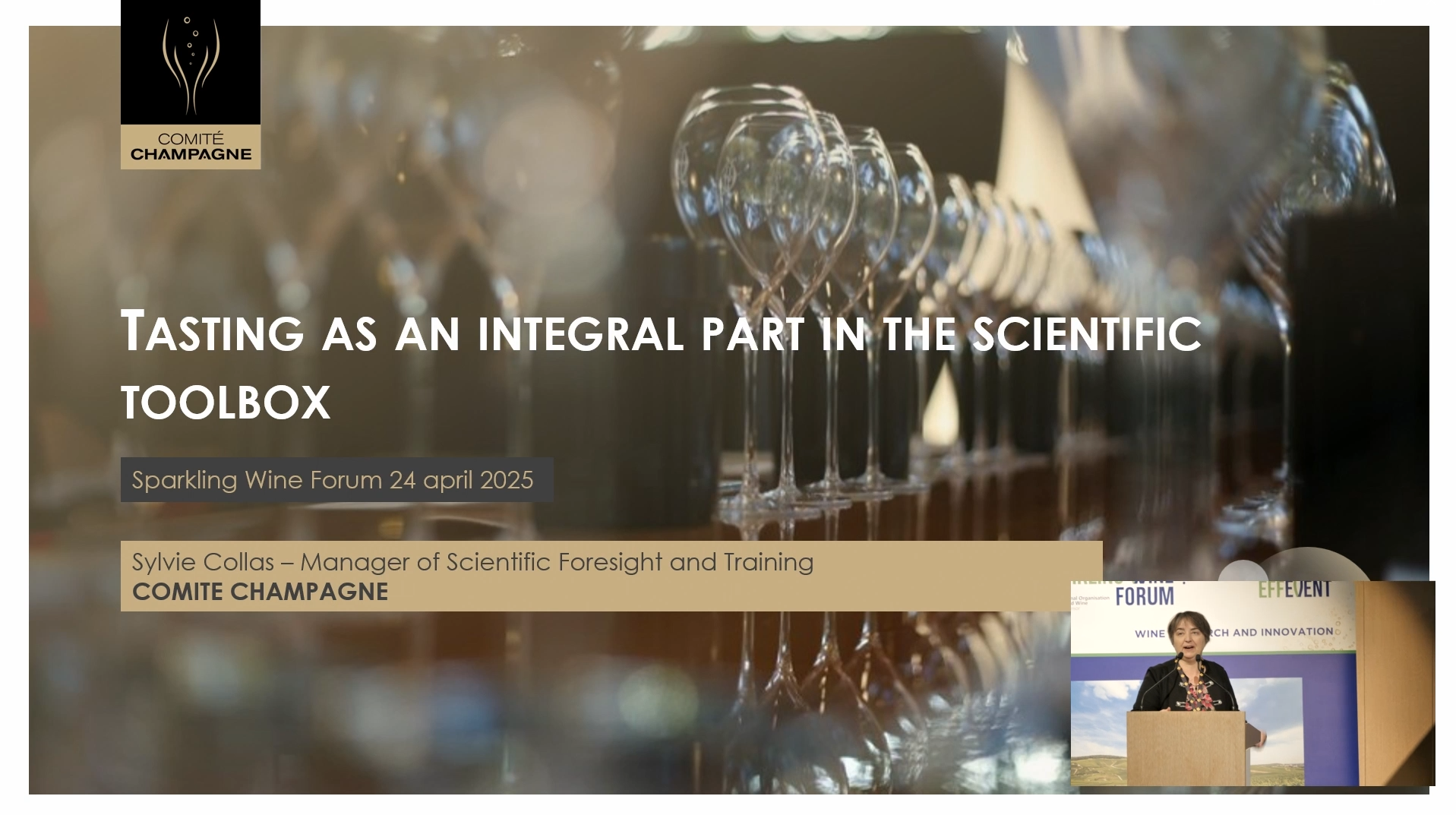 Tasting, a technical tool in its own right