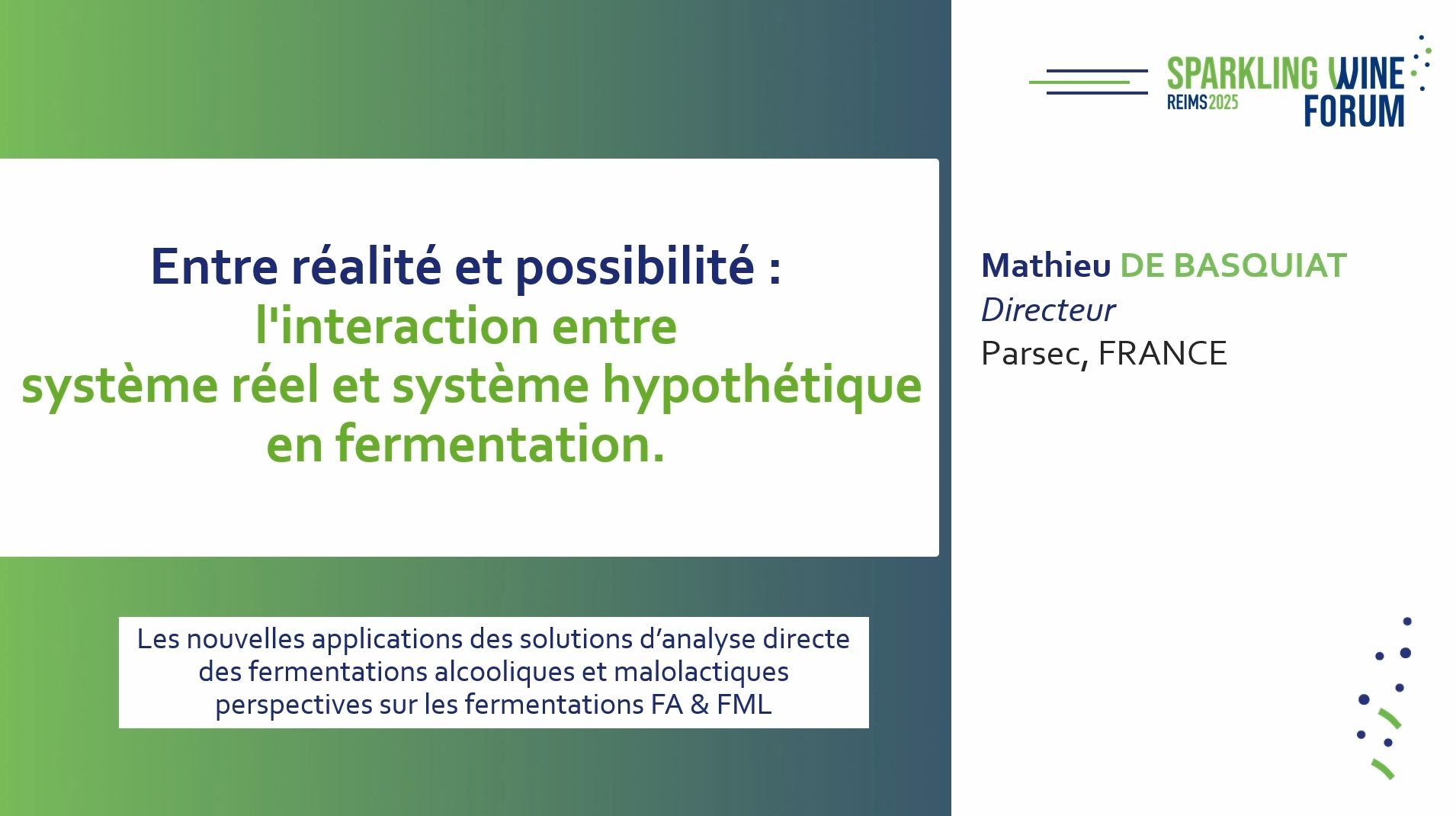 Between reality and possibility: the interaction between real and hypothetical systems in fermentation. New applications for direct analysis solutions for alcoholic and malolactic fermentation