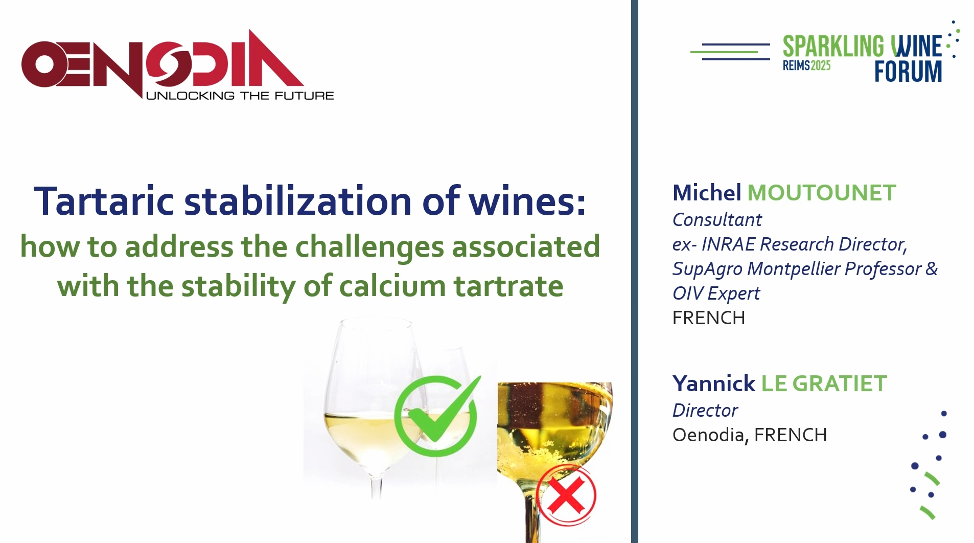 Tartaric stabilisation of wines in the light of the challenges posed by the stability of calcium tartrate