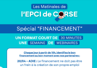 Les Matinales de l’EPCI de Corse « Spécial Financement »