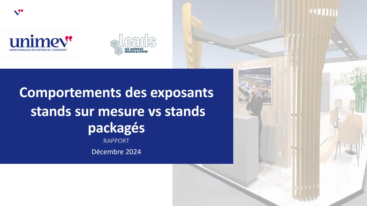 Stand sur mesure vs stand packagé : une étude pour décrypter les stratégies des exposants
