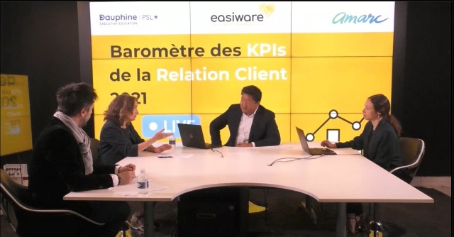 Restitution du baromètre des KPIs de la Relation Client par Easiware, l’Université Paris-Dauphine et l’AMARC