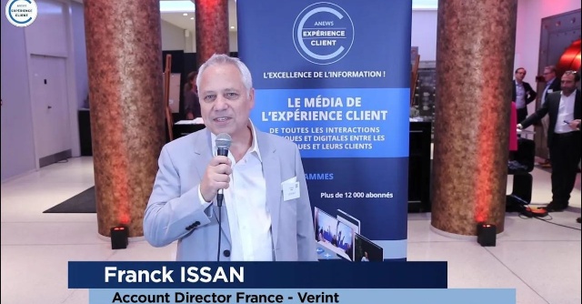 Gala de l’Expérience Client : Franck ISSAN, Account Director France  VERINT – Les incontournables de l’expérience client