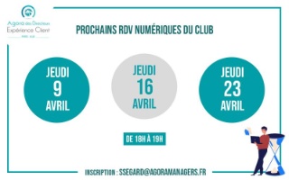 [Visio-conférence] Agora Managers organise un rendez-vous hebdomadaire pour les Directeurs de la relation et l’expérience client