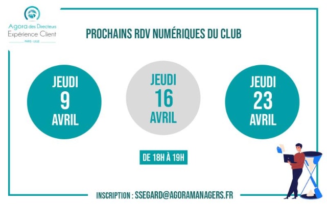 [Visio-conférence] Agora Managers organise un rendez-vous hebdomadaire pour les Directeurs de la relation et l’expérience client