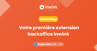 Workshop - votre première extension backoffice inwink