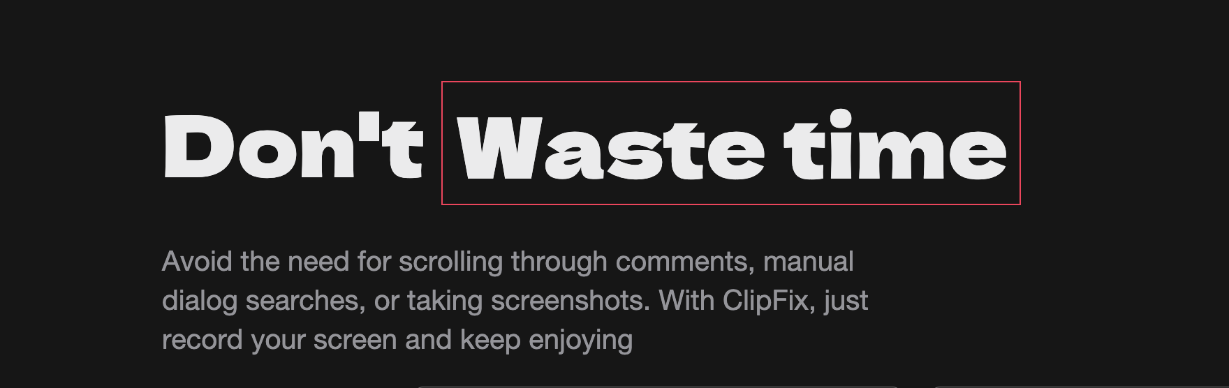 ClipFix
