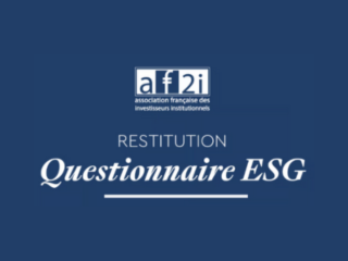 Questionnaire ESG de l’AF2i : le social reste le maillon faible des sociétés de gestion