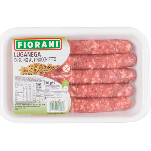 Luganega di suino al finocchietto FIORANI Linea Benessere g 370 atp