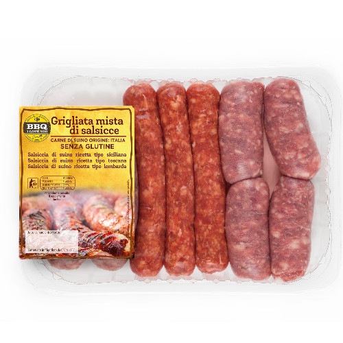 Grigliata mista di salsicce di suino CARREFOUR BBQ I Love You atp
