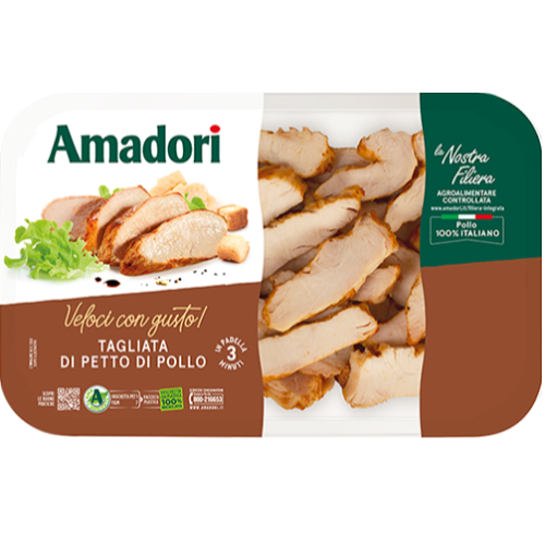 Tagliata di petto di pollo già cotta