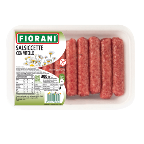 Salsicetta con Vitello FIORANI Linea Benessere g 300 atp