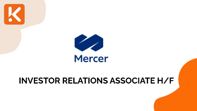 Mercer France recherche un Investor Relations Associate (H/F)