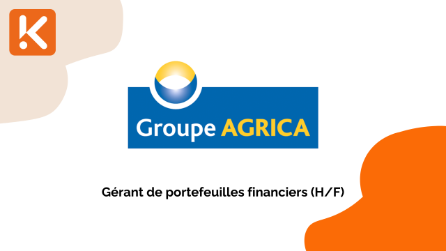 Agrica recherche toujours un gérant de portefeuilles financiers (F/H)