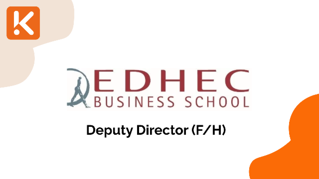 EDHEC Quantum Institute (EQI)  recherche un Deputy Director (F/H)