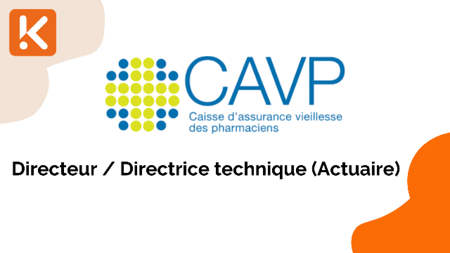 La CAVP recherche un(e) Directeur / Directrice technique (Actuaire)