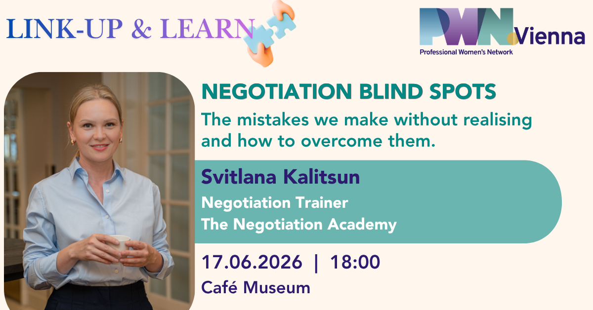 PWN Vienna Link-up & Learn: Negotiation Blind Spots