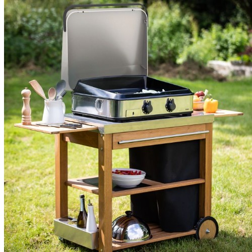 Plancha Gaz 2 Brûleurs ENOSIGN 65 cm Inox