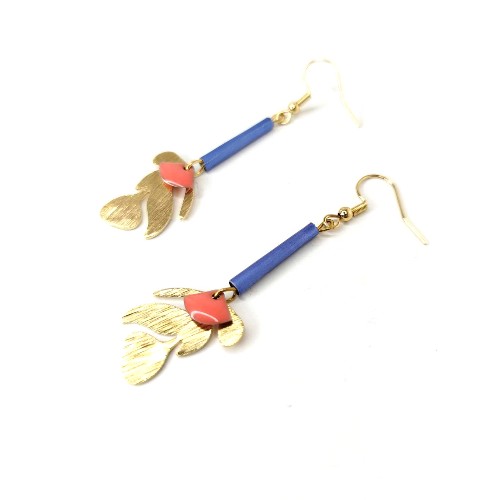 Boucles d'Oreilles Upcyclées en Aluminium recyclé