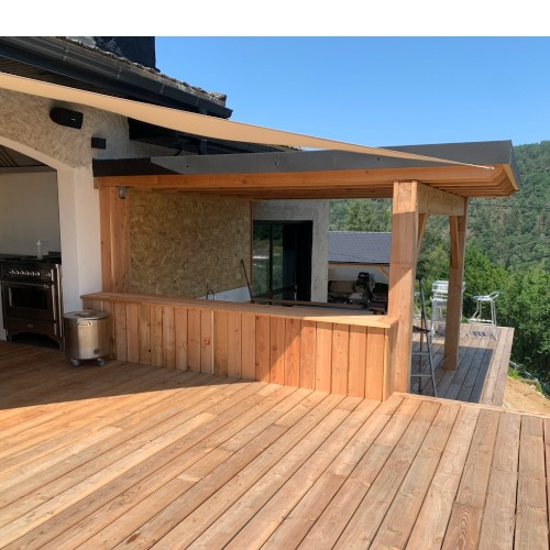 Aménagements extérieur (lames de terrase)